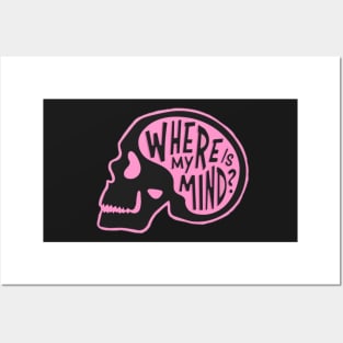 where’s my mind sticker Posters and Art